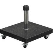 Eureka granieten parasolvoet - 60 kg - royal antraciet - verrijdbaar