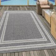 Aruba - Buitenkleed - Weerbestendig Vloerkleed - In & Outdoor - Grijs-...