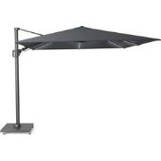 Zweefparasol Challenger T2 Glow 300x300 cm antraciet zonwering