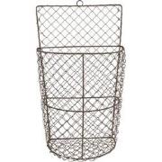 Clayre & Eef Opbergmand  23x14x39 cm Bruin Ijzer Mand