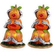 Pumpkin Snowmen Set Of 2