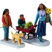 Farmer's Market Saturday 12x4x20 cm 2st Kersthuisje