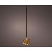 Micro LED bloem binnen L8-W19-H19cm brown/warm white