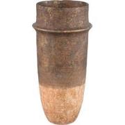 PTMD Bloempot Christenee - 24x24x50 cm - Cement - Grijs