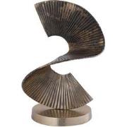 PTMD Manoa Decoratief Beeld - 28x22x38 cm - Aluminium - Goud