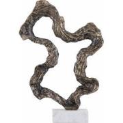 PTMD Deco Object Maryan - 37x7x56 cm - Aluminium - Messing
