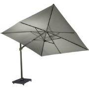 Cavalo parasol aluminium dark grey 300x300/8 dark grey