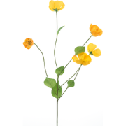 Melastoma spray yellow 76 cm kunstbloem