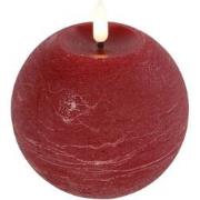 Ledkaars Lyon ro 10x10x11 cm rood