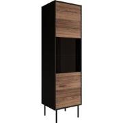 Meubella Vitrinekast Cordoba - Eiken - 53 cm