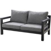 Midori sofa 2 seater alu black/panther black