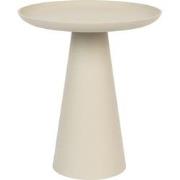 Housecraft Living Ringar Bijzettafel Rond Metaal 39,5x39,5 cm (L) Wit