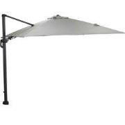 Garden Impressions Zweefparasol Hawaii Deluxe 300x300 - donker grijs -...