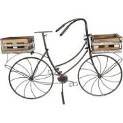 Clayre & Eef Planthouder fiets  85x30x58 cm Bruin Ijzer Fiets