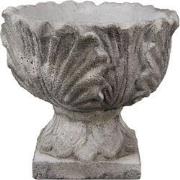Clayre & Eef Bloempot Ø 20x17 cm Grijs Steen