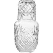 Clayre & Eef Karaf met Glas 550 ml Transparant Glas