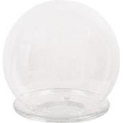 Clayre & Eef Stolp  Ø 12x12 cm Transparant Glas Rond