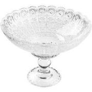 Clayre & Eef Schaal Ø 32x21 cm Transparant Glas