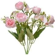 Clayre & Eef Kunstbloem 34 cm Roze Kunststof