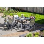 5-delige tuinset - 4 Cosmo tuinstoelen - Douglas tuintafel