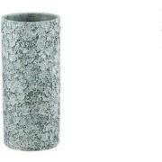 PTMD Bloempot Darrel - 20x20x45 cm - Cement - Blauw