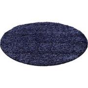Tapijtenloods Basic Shaggy vloerkleed Donker Blauw Hoogpolig- 200 CM R...