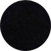 Tapijtenloods Basics Effen Rond Vloerkleed Antraciet Laagpolig- 160 CM...