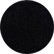 Tapijtenloods Basics Effen Rond Vloerkleed Antraciet Laagpolig- 120 CM...