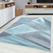 Tapijtenloods Beta Vloerkleed Grijs / Blauw Laagpolig- 120x170 CM