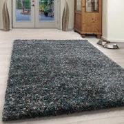 Tapijtenloods Rainbow Soft Shaggy Hoogpolig Vloerkleed Blauw- 120x170 ...