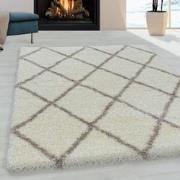 Tapijtenloods Harmony Soft Shaggy Hoogpolig Vloerkleed Creme- 240x340 ...