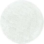 Tapijtenloods Pearl Soft Rond Hoogpolig Vloerkleed Wit- 160 CM ROND