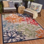 Floral Outdoor - Buitenkleed Tuin - Weerbestendig Vloerkleed - Multi- ...