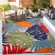 Floral Outdoor - Buitenkleed Tuin - Weerbestendig Vloerkleed - Multi- ...