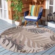 Floral Outdoor - Buitenkleed Tuin - Rond - Weerbestendig Vloerkleed - ...