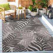 Floral Outdoor - Buitenkleed Tuin - Weerbestendig Vloerkleed - Grijs- ...