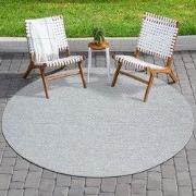 Solid Uni Buitenkleed - Weerbestendig - Rond Effen Vloerkleed - Tuin B...