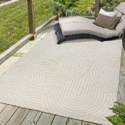 Berlin Outdoor - Japandi - Creme - Buitenkleed Tuin - Weerbestendig  -...