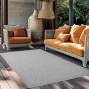 Solid Tuin - Buitenkleed - Indoor & Outdoor - Laagpolig Effen - Grijs-...