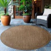 Solid Tuin - Rond Buitenkleed - Indoor & Outdoor - Laagpolig Effen - B...