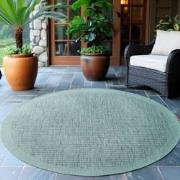 Solid Tuin - Rond Buitenkleed - Indoor & Outdoor - Laagpolig Effen - B...