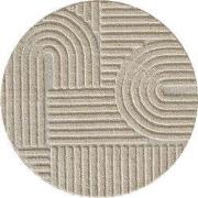 Tapijtenloods Japandi ART - Rond Vloerkleed Boho - Scandinavisch - Laa...