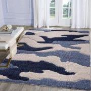 Luxus Shaggy Plus Hoogpolig Vloerkleed - Abstract Design - Rechthoekig...