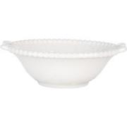 Clayre & Eef Kom 25 ml Wit Keramiek Vlinders