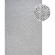 Lora Plus Laagpolig Effen Vloerkleed - Geweven Design - Grijs- 120x170...