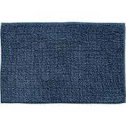 Indiana Fluffy Soft - Effen Badmat - Soft Touch - Blauw Navy- 50x80 CM