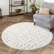 Vloerkleed Focus Solid - Rond - Hoogpolig - Fluffy  - Scandinavisch - ...