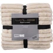 Plush Soft Plaid - Fluffy Deken - 3D Effect, Hoogpolig, 100% Polyester...