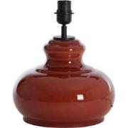 Light & Living - tafellamp - Verde - rood - glas - losse armatuur - E2...