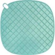 Krumble Pannenonderzetter met ruitpatroon - Silicoon - Lichtblauw